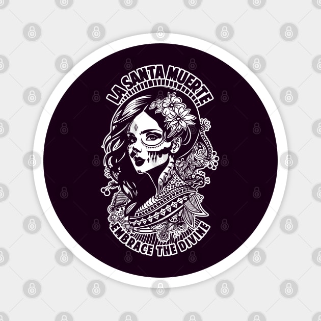 La Santa Muerte Magnet by artslaves